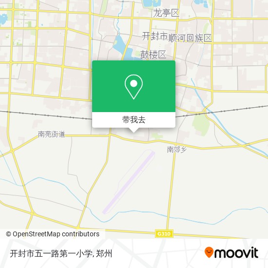 开封市五一路第一小学地图