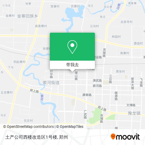 土产公司西楼改造区1号楼地图