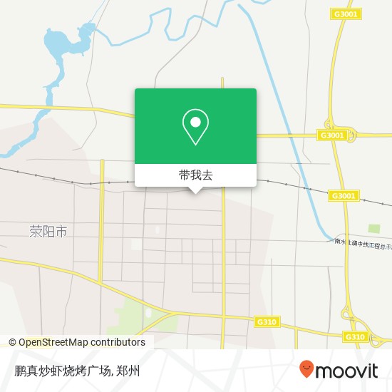 鹏真炒虾烧烤广场地图