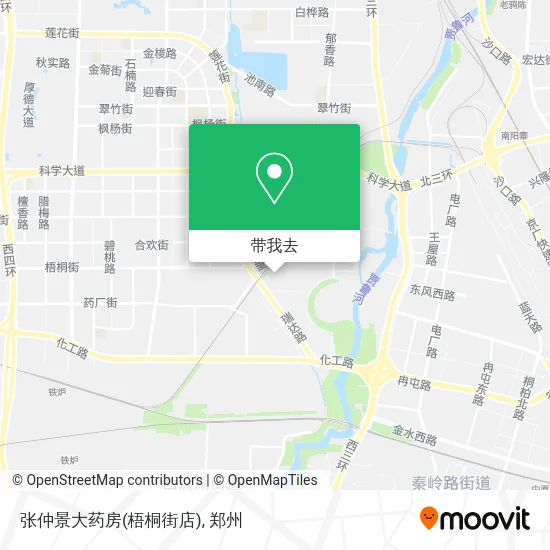 张仲景大药房(梧桐街店)地图