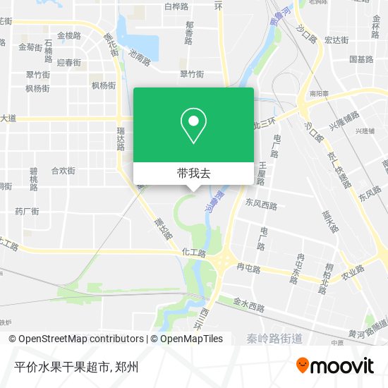 平价水果干果超市地图
