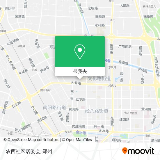 农西社区居委会地图
