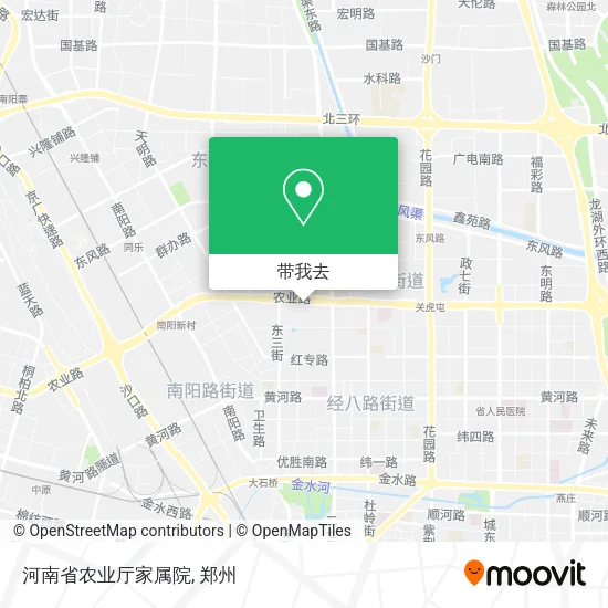 河南省农业厅家属院地图