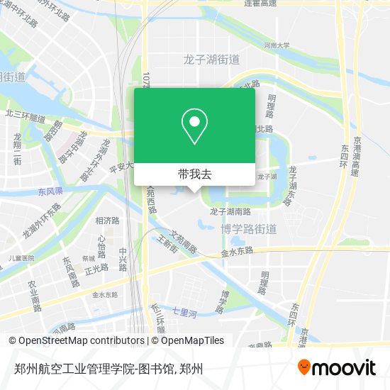 郑州航空工业管理学院-图书馆地图