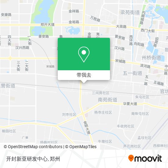 开封新亚研发中心地图