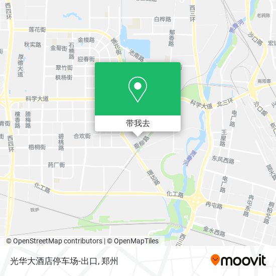 光华大酒店停车场-出口地图
