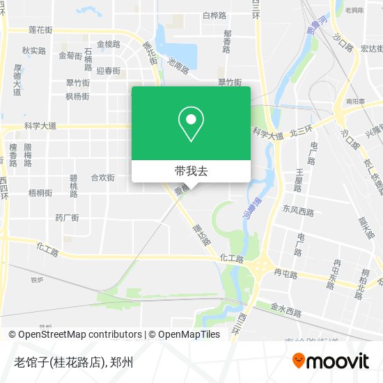 老馆子(桂花路店)地图