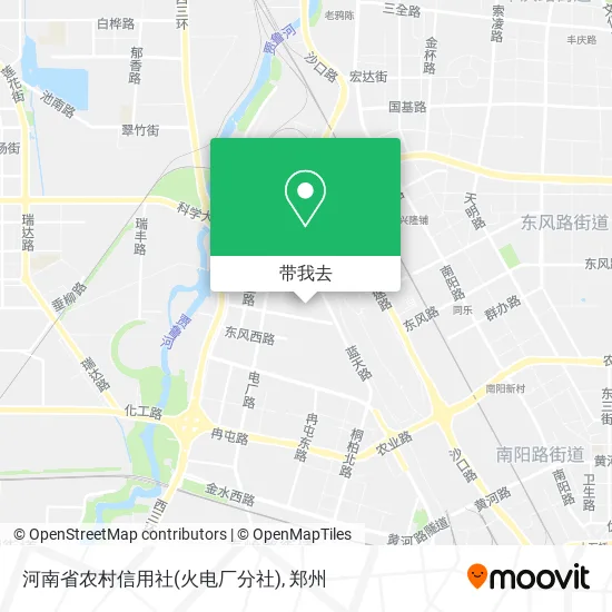 河南省农村信用社(火电厂分社)地图