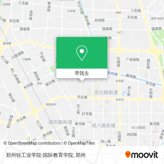 郑州轻工业学院-国际教育学院地图