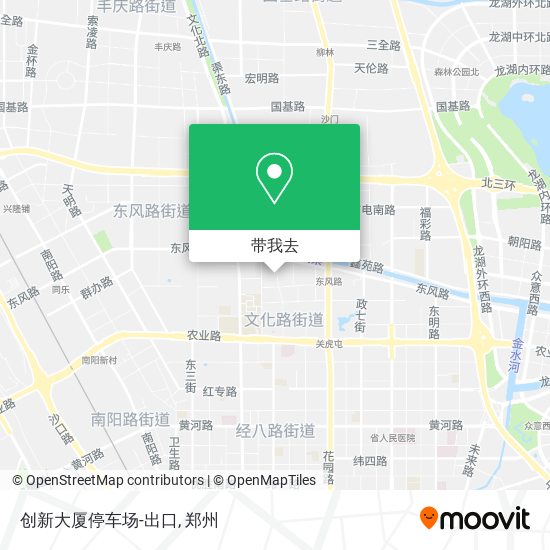 创新大厦停车场-出口地图