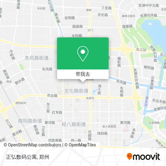 正弘数码公寓地图