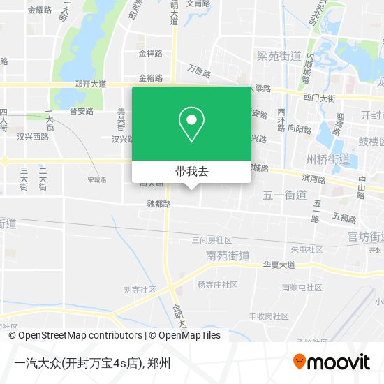 一汽大众(开封万宝4s店)地图