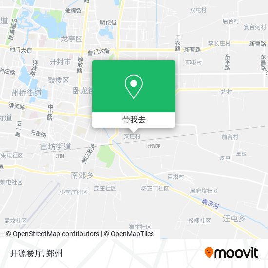 开源餐厅地图