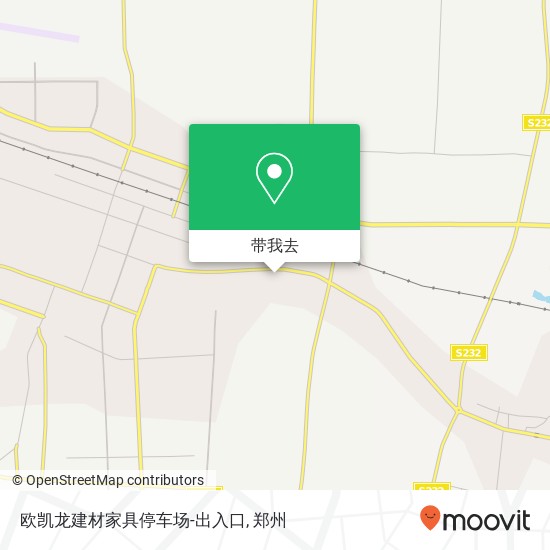 欧凯龙建材家具停车场-出入口地图