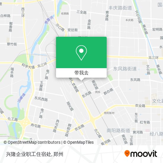 兴隆企业职工住宿处地图