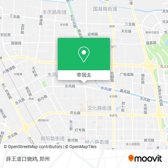 薛王道口烧鸡地图