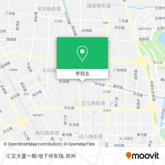汇宝大厦一期-地下停车场地图