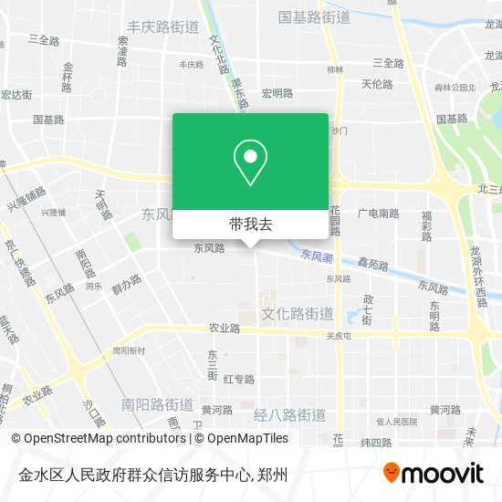 金水区人民政府群众信访服务中心地图