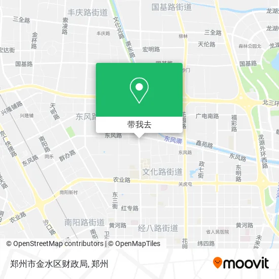 郑州市金水区财政局地图