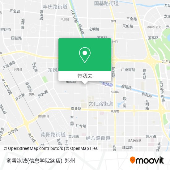 蜜雪冰城(信息学院路店)地图