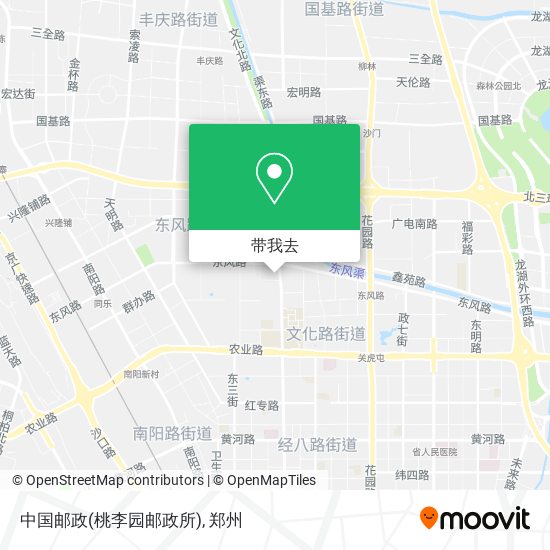 中国邮政(桃李园邮政所)地图