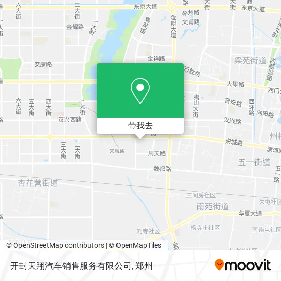 开封天翔汽车销售服务有限公司地图