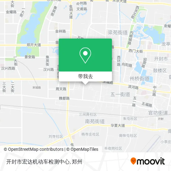 开封市宏达机动车检测中心地图