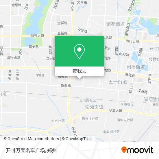 开封万宝名车广场地图
