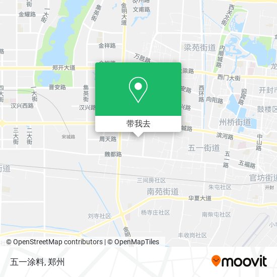 五一涂料地图
