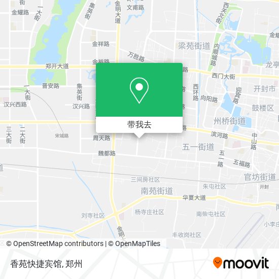 香苑快捷宾馆地图