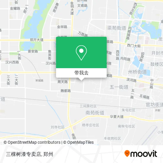 三棵树漆专卖店地图