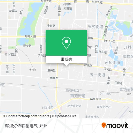 辉煌灯饰联塑电气地图