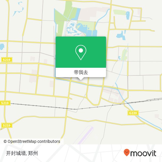 开封城墙地图