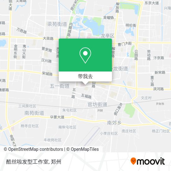 酷丝啦发型工作室地图