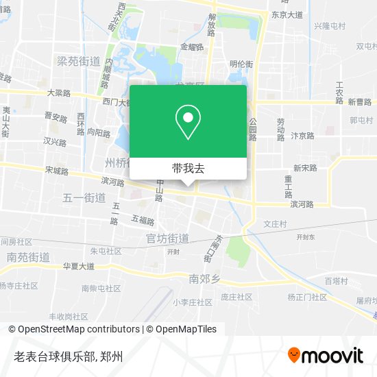 老表台球俱乐部地图