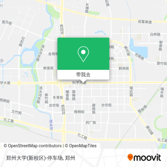 郑州大学(新校区)-停车场地图