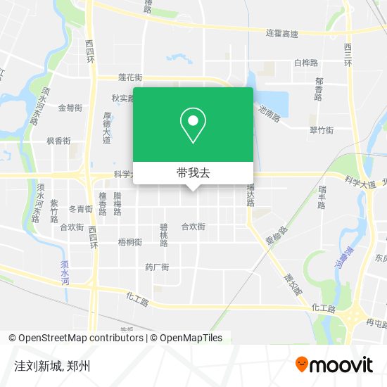洼刘新城地图