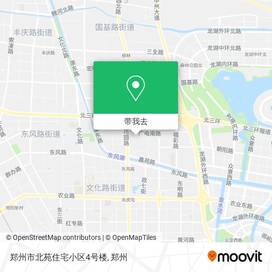 郑州市北苑住宅小区4号楼地图