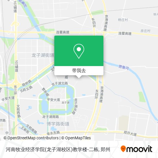 河南牧业经济学院(龙子湖校区)教学楼-二栋地图
