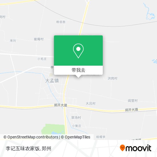 李记五味农家饭地图