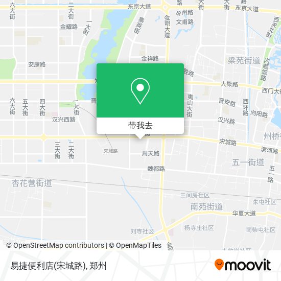 易捷便利店(宋城路)地图