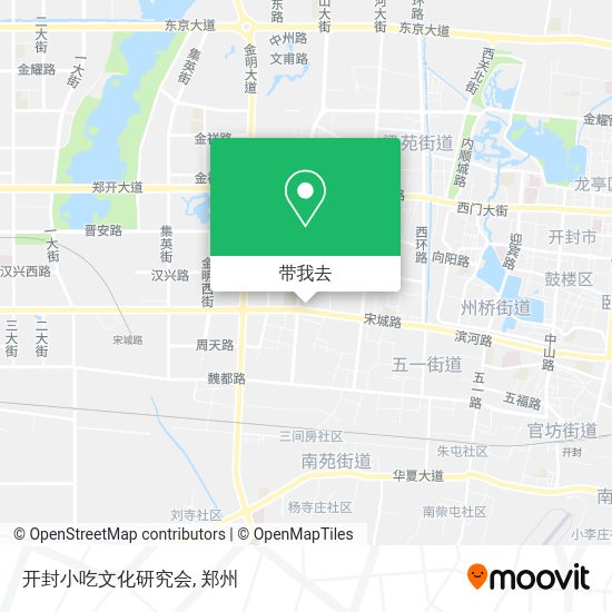 开封小吃文化研究会地图