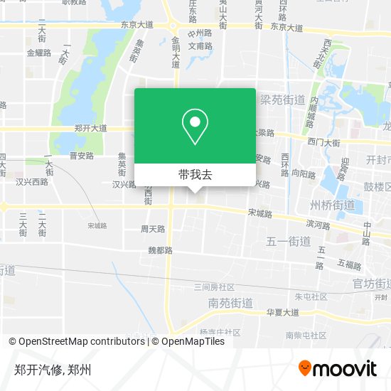 郑开汽修地图