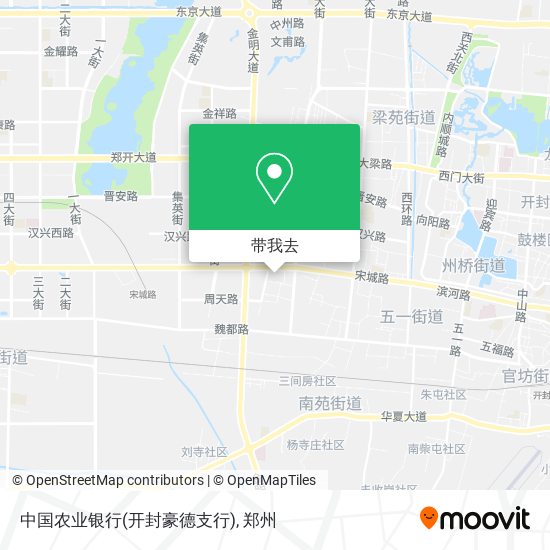 中国农业银行(开封豪德支行)地图