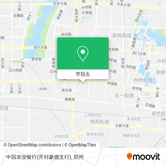 中国农业银行(开封豪德支行)地图
