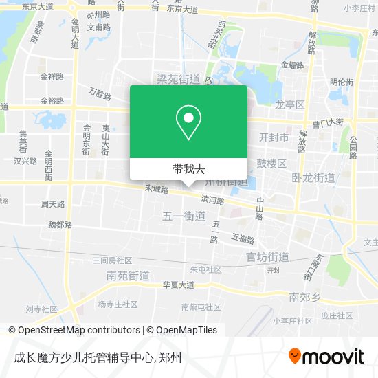 成长魔方少儿托管辅导中心地图