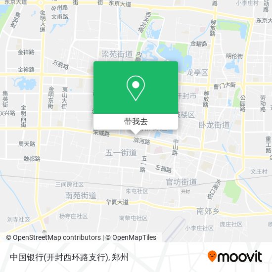 中国银行(开封西环路支行)地图