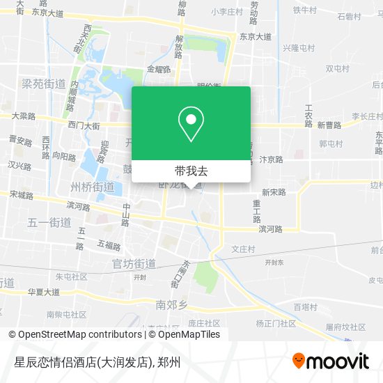 星辰恋情侣酒店(大润发店)地图