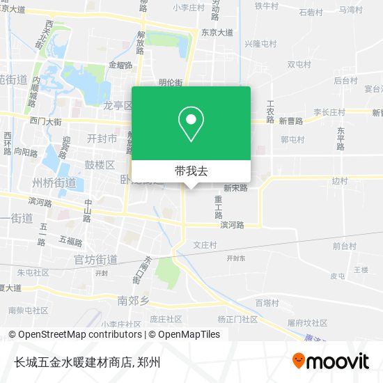 长城五金水暖建材商店地图