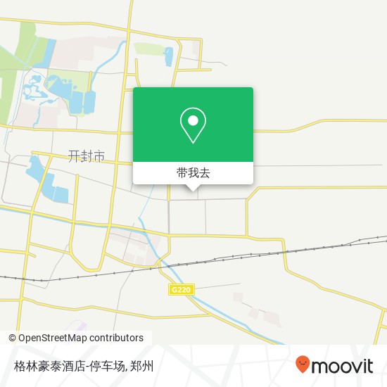 格林豪泰酒店-停车场地图
